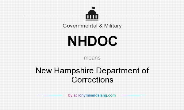 What does NHDOC mean? It stands for New Hampshire Department of Corrections