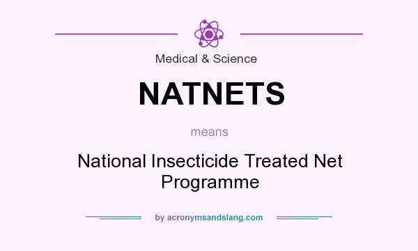 What does NATNETS mean? It stands for National Insecticide Treated Net Programme