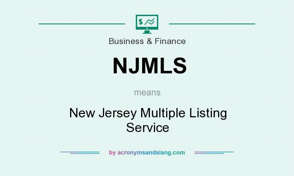What does NJMLS mean? It stands for New Jersey Multiple Listing Service