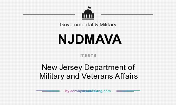 What does NJDMAVA mean? It stands for New Jersey Department of Military and Veterans Affairs