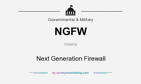 What does NGFW mean? It stands for Next Generation Firewall