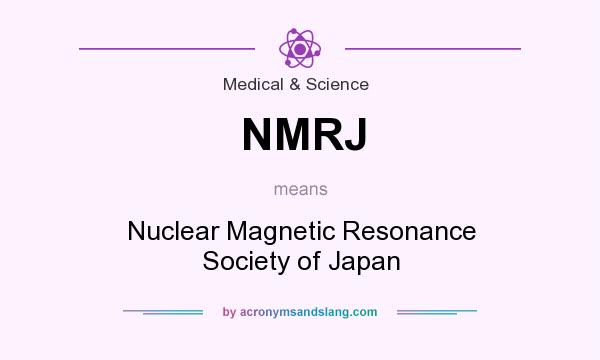 What does NMRJ mean? It stands for Nuclear Magnetic Resonance Society of Japan