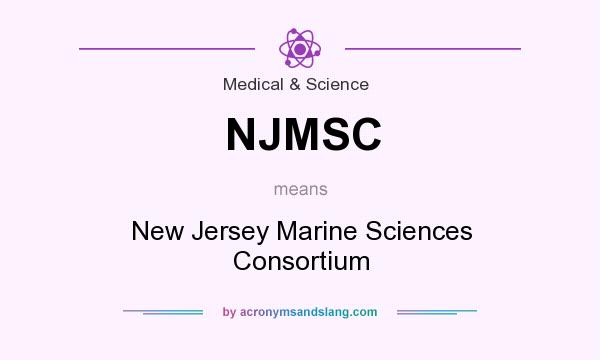 What does NJMSC mean? It stands for New Jersey Marine Sciences Consortium