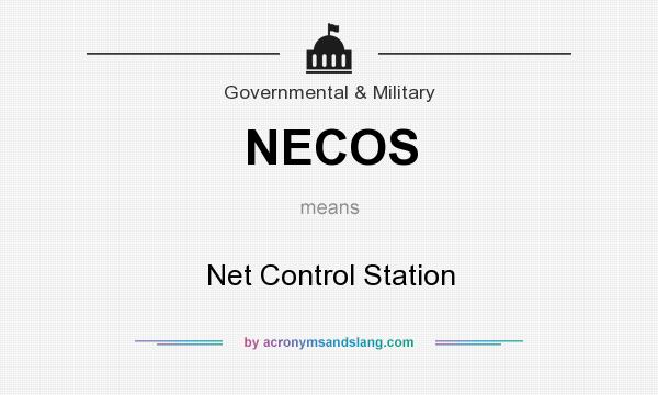 What does NECOS mean? It stands for Net Control Station