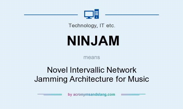What does NINJAM mean? It stands for Novel Intervallic Network Jamming Architecture for Music