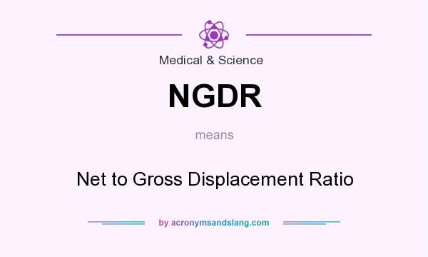 What does NGDR mean? It stands for Net to Gross Displacement Ratio