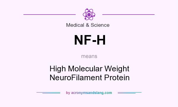 What does NF-H mean? It stands for High Molecular Weight NeuroFilament Protein