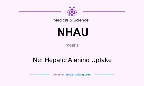 What does NHAU mean? It stands for Net Hepatic Alanine Uptake