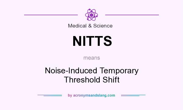 What does NITTS mean? It stands for Noise-Induced Temporary Threshold Shift
