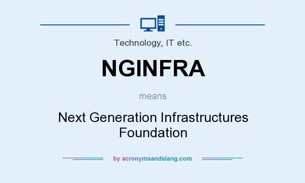 What does NGINFRA mean? It stands for Next Generation Infrastructures Foundation