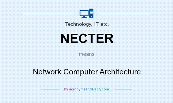 What does NECTER mean? It stands for Network Computer Architecture