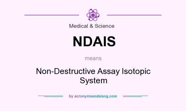 What does NDAIS mean? It stands for Non-Destructive Assay Isotopic System