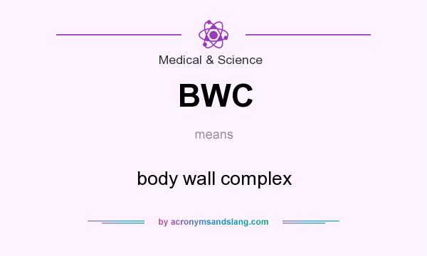 What does BWC mean? It stands for body wall complex