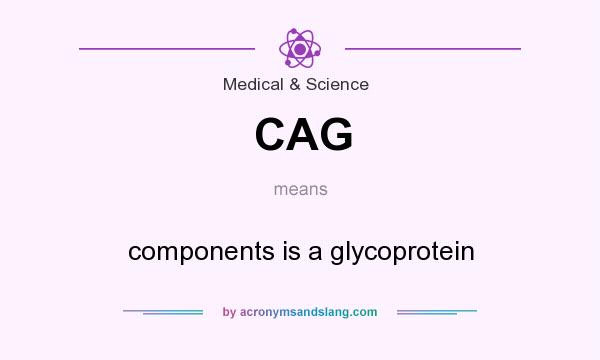 What does CAG mean? It stands for components is a glycoprotein