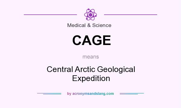 What does CAGE mean? It stands for Central Arctic Geological Expedition