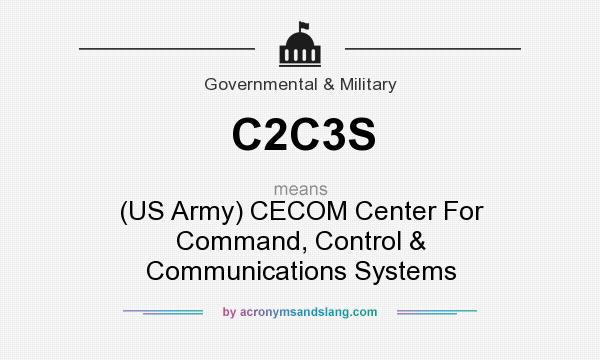 What does C2C3S mean? It stands for (US Army) CECOM Center For Command, Control & Communications Systems