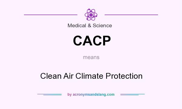 What does CACP mean? It stands for Clean Air Climate Protection