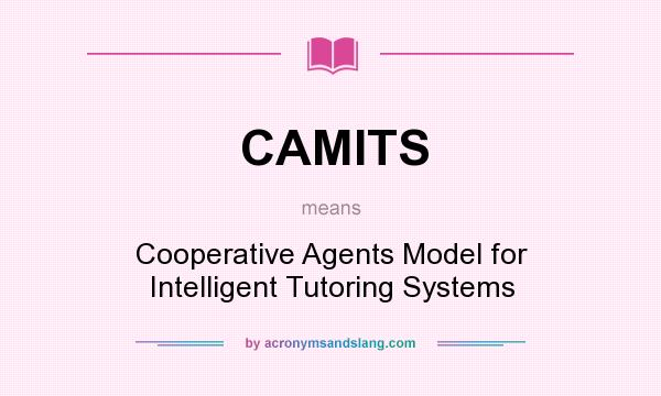 What does CAMITS mean? It stands for Cooperative Agents Model for Intelligent Tutoring Systems