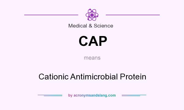 What does CAP mean? It stands for Cationic Antimicrobial Protein