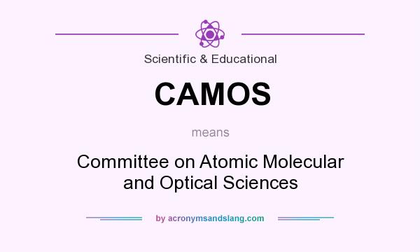 What does CAMOS mean? It stands for Committee on Atomic Molecular and Optical Sciences