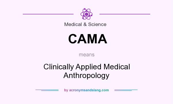 What does CAMA mean? It stands for Clinically Applied Medical Anthropology