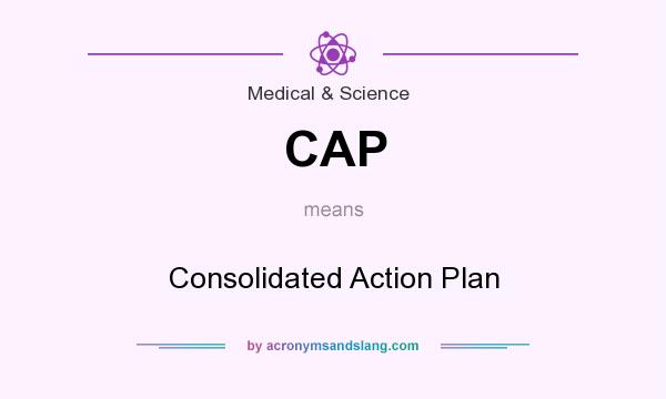 What does CAP mean? It stands for Consolidated Action Plan