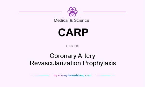 What does CARP mean? It stands for Coronary Artery Revascularization Prophylaxis