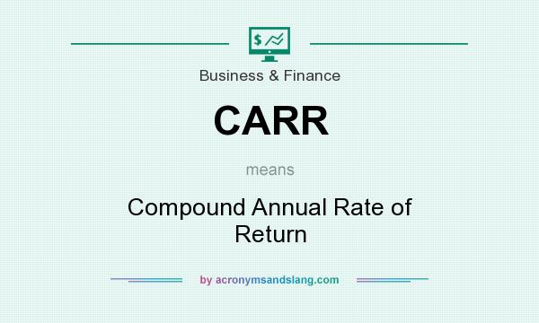 CARR Compound Annual Rate Of Return In Business Finance By 