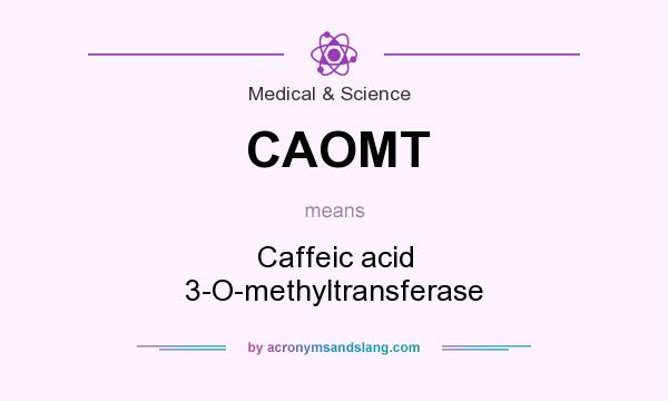 What does CAOMT mean? It stands for Caffeic acid 3-O-methyltransferase
