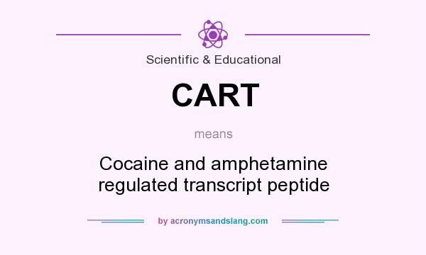 What does CART mean? It stands for Cocaine and amphetamine regulated transcript peptide
