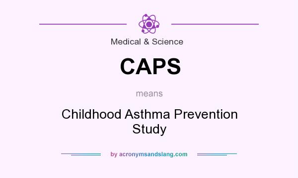 What does CAPS mean? It stands for Childhood Asthma Prevention Study
