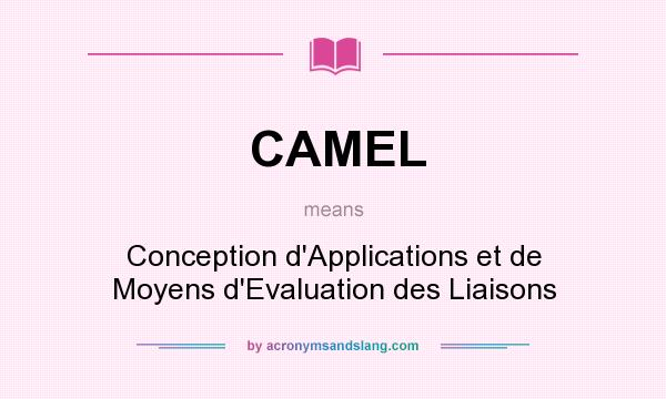 What does CAMEL mean? It stands for Conception d`Applications et de Moyens d`Evaluation des Liaisons