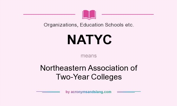 What does NATYC mean? It stands for Northeastern Association of Two-Year Colleges