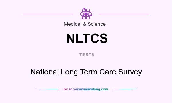 What does NLTCS mean? It stands for National Long Term Care Survey