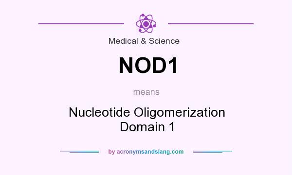 What does NOD1 mean? It stands for Nucleotide Oligomerization Domain 1