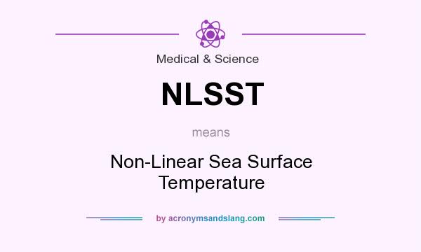 What does NLSST mean? It stands for Non-Linear Sea Surface Temperature