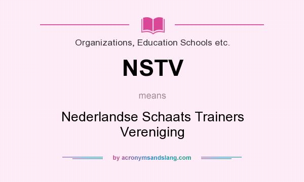 What does NSTV mean? It stands for Nederlandse Schaats Trainers Vereniging