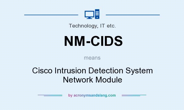 What does NM-CIDS mean? It stands for Cisco Intrusion Detection System Network Module
