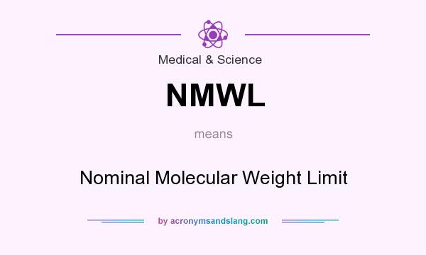 What does NMWL mean? It stands for Nominal Molecular Weight Limit