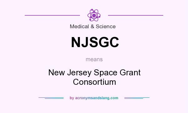 What does NJSGC mean? It stands for New Jersey Space Grant Consortium