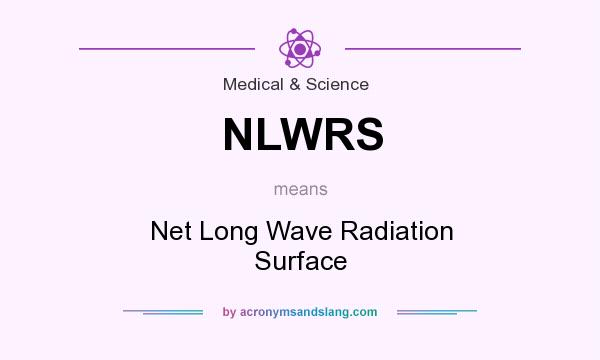 What does NLWRS mean? It stands for Net Long Wave Radiation Surface
