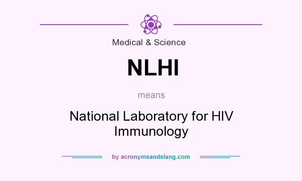 What does NLHI mean? It stands for National Laboratory for HIV Immunology