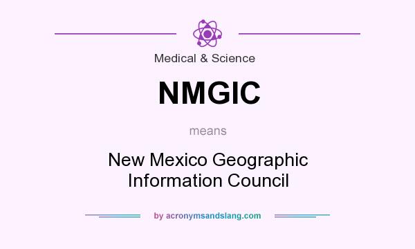 What does NMGIC mean? It stands for New Mexico Geographic Information Council