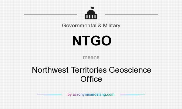 What does NTGO mean? It stands for Northwest Territories Geoscience Office