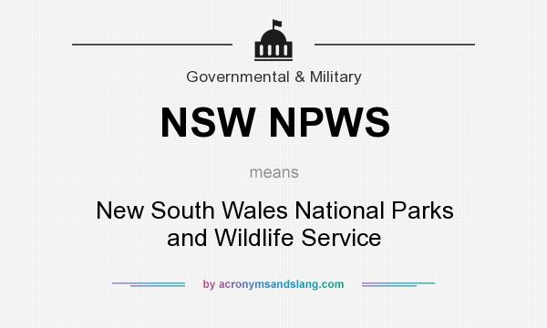 What does NSW NPWS mean? It stands for New South Wales National Parks and Wildlife Service