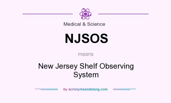What does NJSOS mean? It stands for New Jersey Shelf Observing System