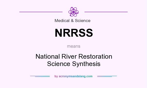 What does NRRSS mean? It stands for National River Restoration Science Synthesis