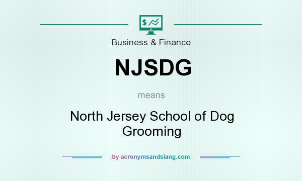 What does NJSDG mean? It stands for North Jersey School of Dog Grooming