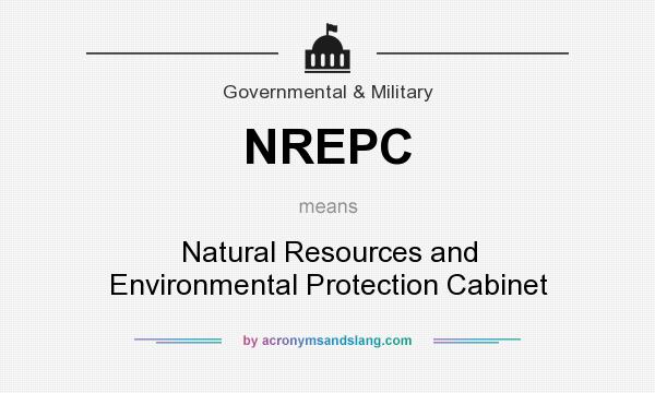 What does NREPC mean? It stands for Natural Resources and Environmental Protection Cabinet