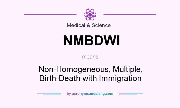 What does NMBDWI mean? It stands for Non-Homogeneous, Multiple, Birth-Death with Immigration